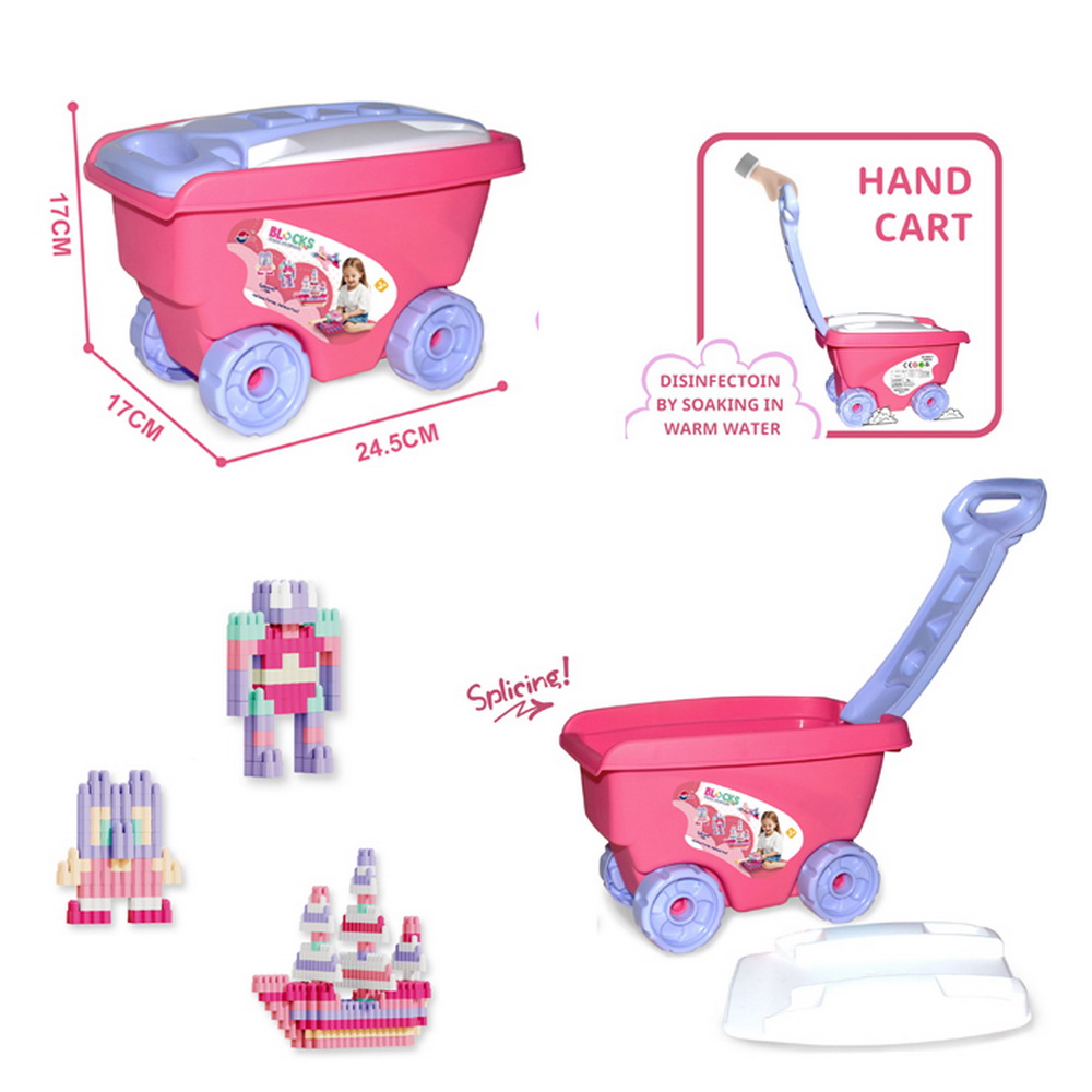 CARRITO ARRASTE BLOQUES PINK