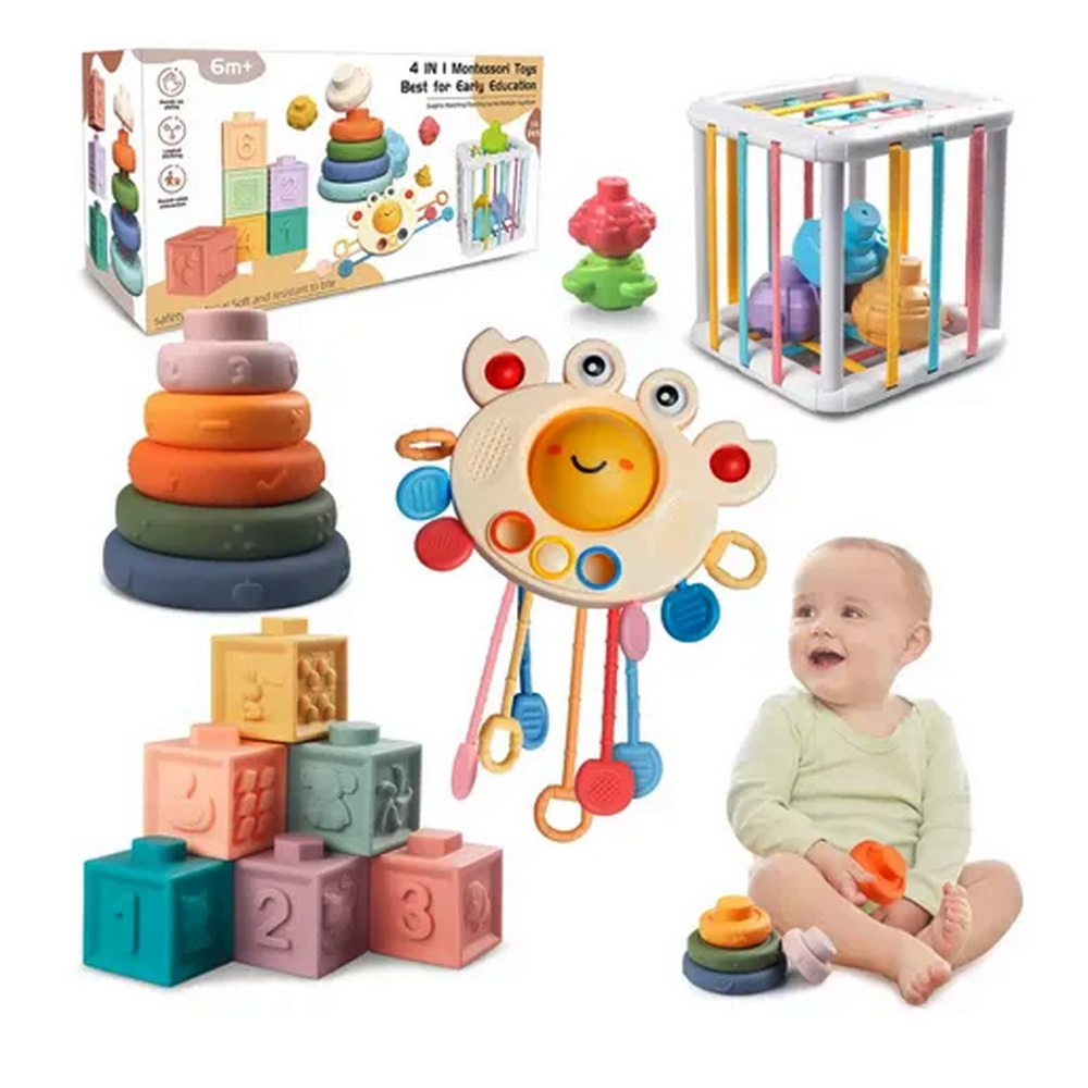 JUEGO 4 EN 1 MONTESSORI