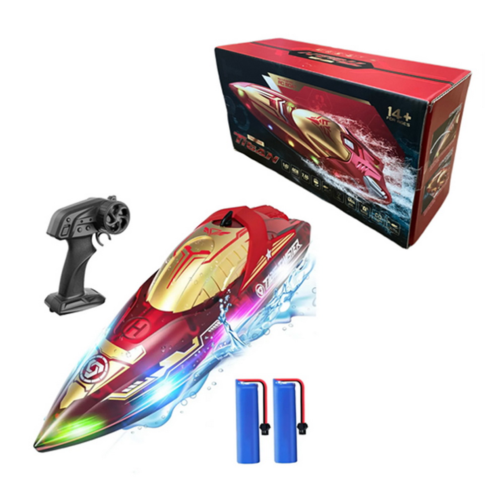 LANCHA RED RADIO CONTROL