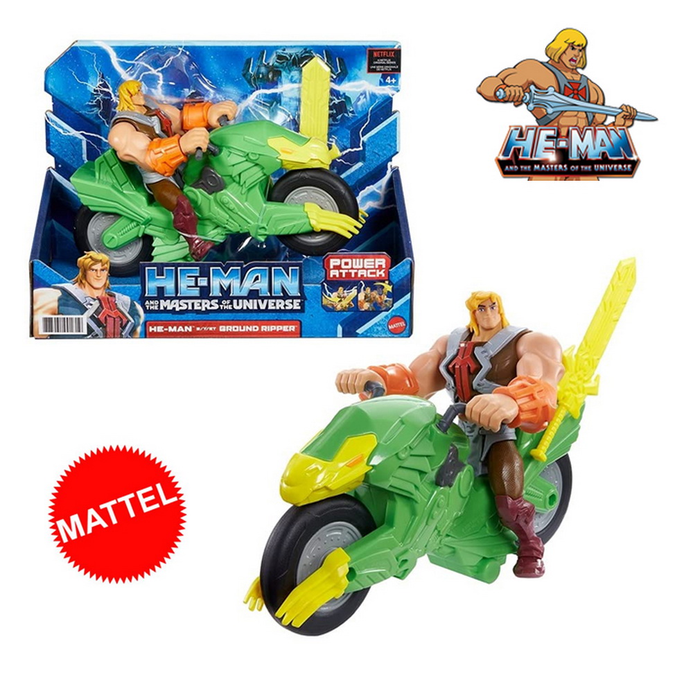VEHICULO Y FIGURA HE-MAN