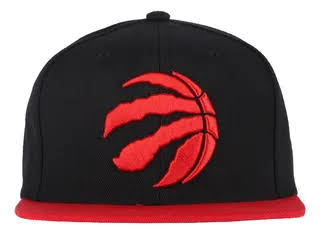 Jockey Mitchell &amp; Ness NBA Team 2 Tone 2 Toronto Raptors Negro/Roj