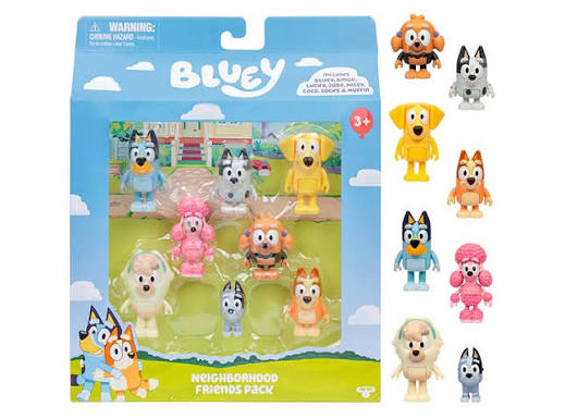 BLUEY PACK 8 FIGURAS S11